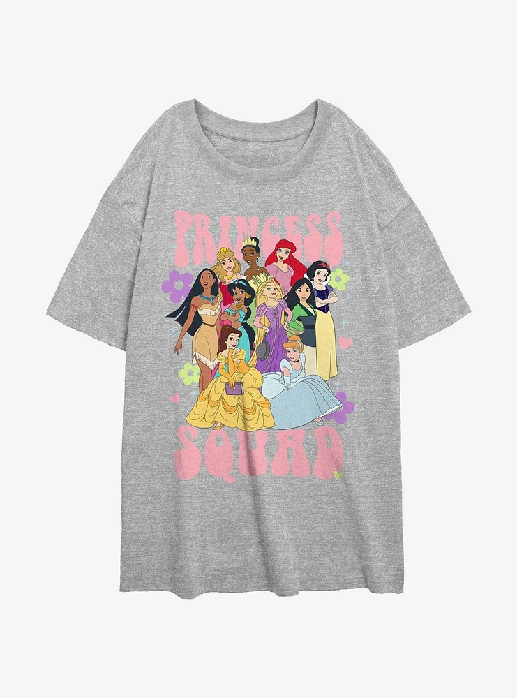 Disney Princesses Princess Squad Girls Oversized Sweatshirt