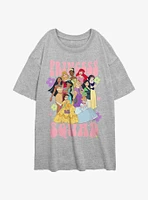 Disney Princesses Princess Squad Girls Oversized Sweatshirt