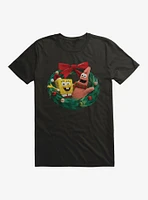 SpongeBob SquarePants Christmas Wreath T-Shirt