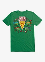 Teenage Mutant Ninja Turtles Pixel Art Pizza Power T-Shirt