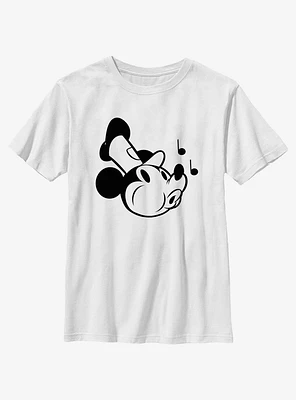 Disney Mickey Mouse Steamboat Whistling Youth T-Shirt