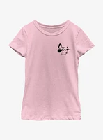 Disney Mickey Mouse Steamboat Whistling Pocket Youth Girls T-Shirt