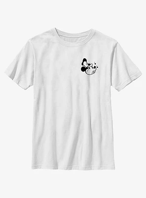 Disney Mickey Mouse Steamboat Whistling Pocket Youth T-Shirt