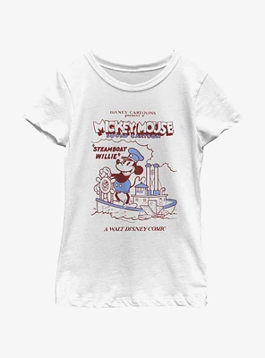 Disney Mickey Mouse Sound Cartoon Youth Girls T-Shirt