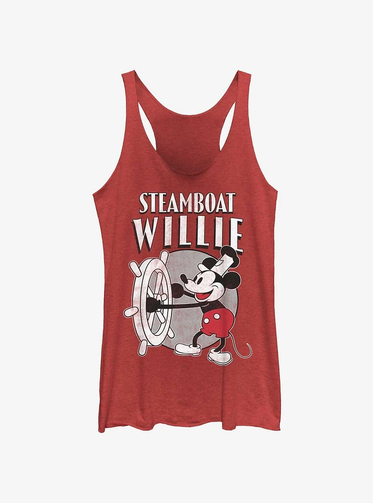 Disney Mickey Mouse Steamboat Womens Tank