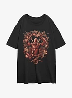 Marvel Deadpool All Hail Tacos Girls Oversized T-Shirt Hot Topic Web Exclusive