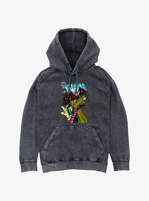 Marvel X-Men '97 Rogue & Gambit 4Eva Mineral Wash Hoodie