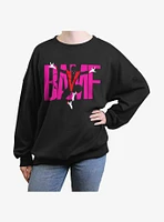 X-Men Nightcrawler BAMF Womens Oversized Sweatshirt