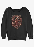 Marvel Deadpool All Hail Tacos Womens Slouchy Sweatshirt BoxLunch Web Exclusive