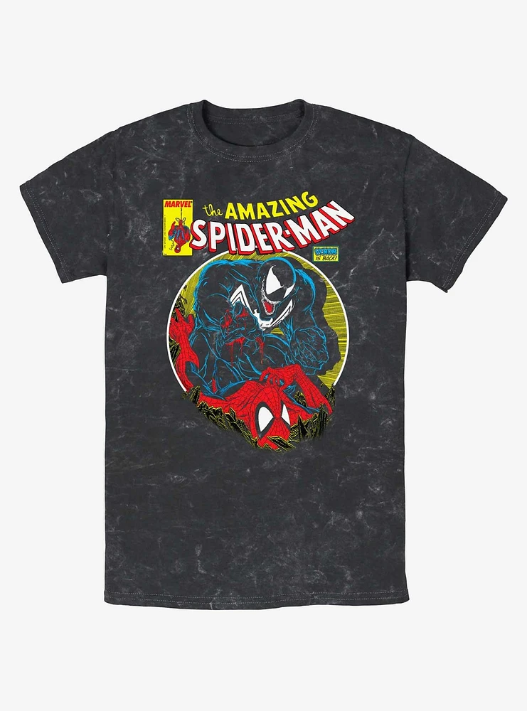 Marvel Spider-Man Venom Wins Mineral Wash T-Shirt