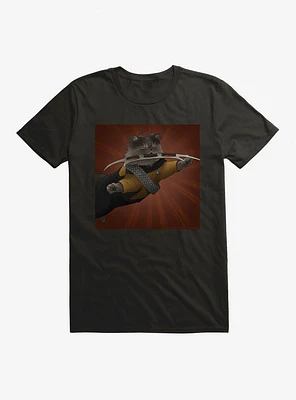 Star Trek The Next Generation Cats Worf Attack T-Shirt