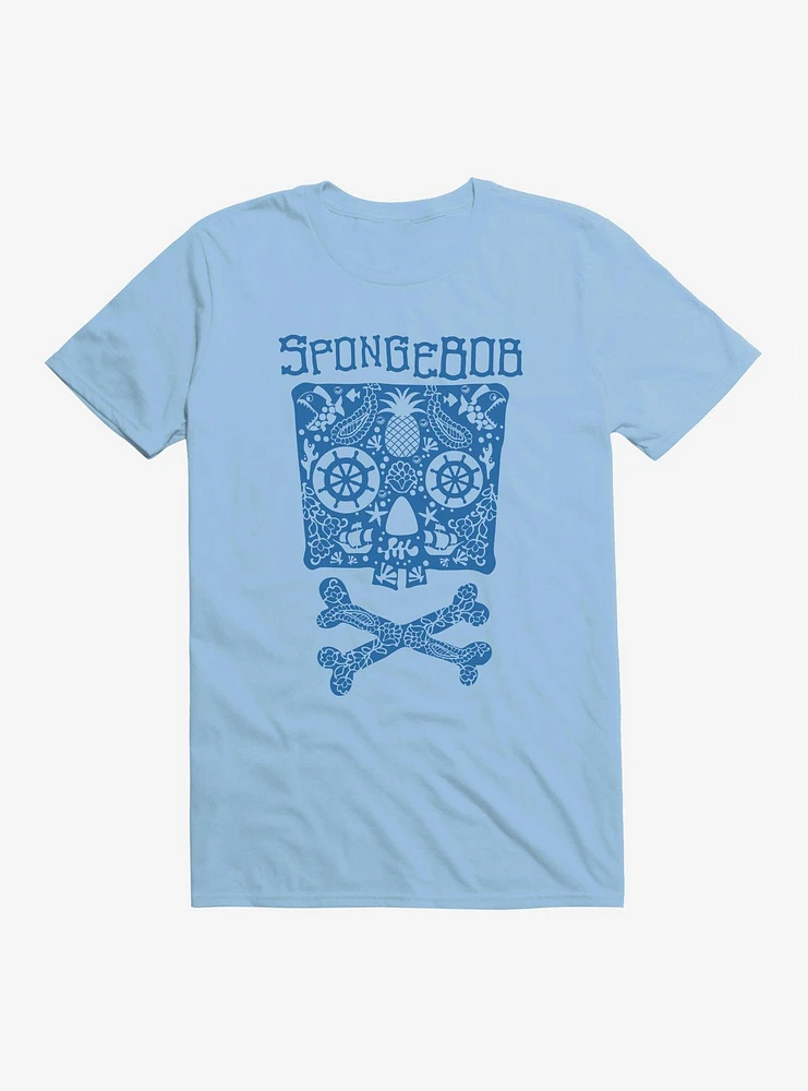 SpongeBob SquarePants Skulls And Bones T-Shirt