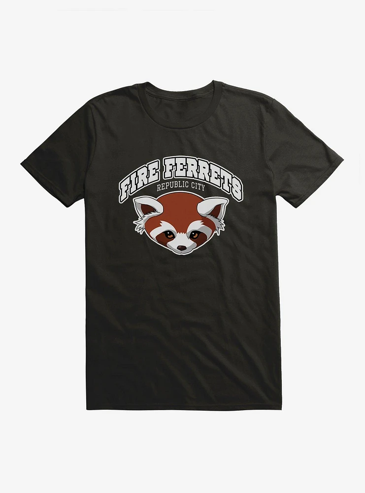 The Legend Of Korra Fire Ferrets Icon T-Shirt