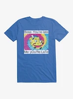 SpongeBob SquarePants You're Late Meme T-Shirt