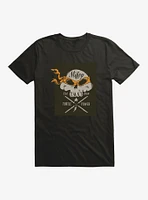 Teenage Mutant Ninja Turtles Michelangelo Bandana Skull And Weapons T-Shirt