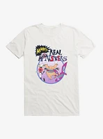 Aaahh!!! Real Monsters Group Circle Frame T-Shirt