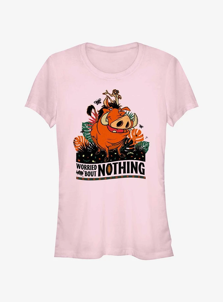 Disney The Lion King Worried Bout Nothing Girls T-Shirt