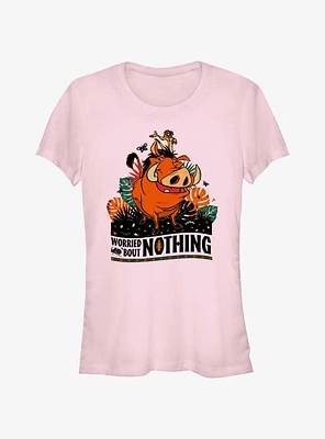 Disney The Lion King Worried Bout Nothing Girls T-Shirt