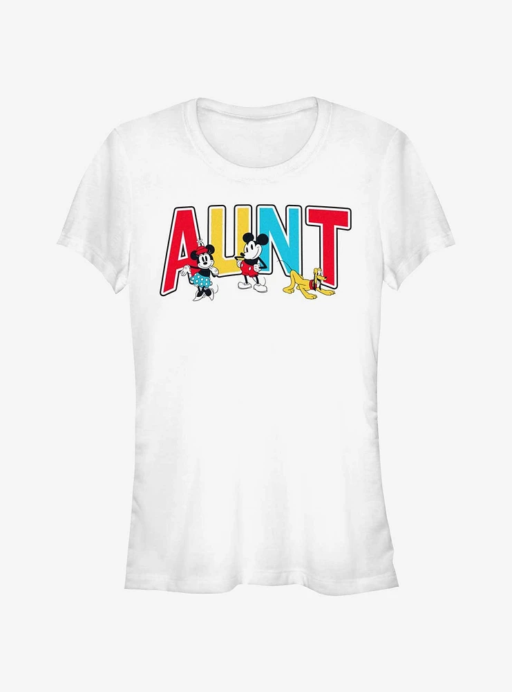 Disney Mickey Mouse Aunt Collegiate Girls T-Shirt