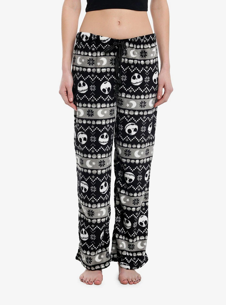 The Nightmare Before Christmas Fuzzy Girls Pajama Pants