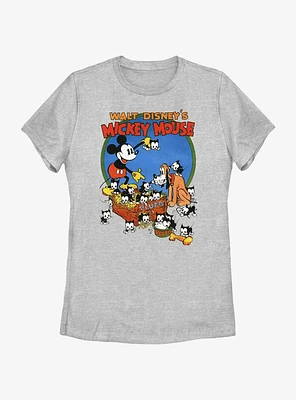 Disney Mickey Mouse Pluto & Cats Womens T-Shirt