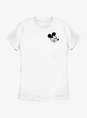 Disney Mickey Mouse Early Pocket Womens T-Shirt