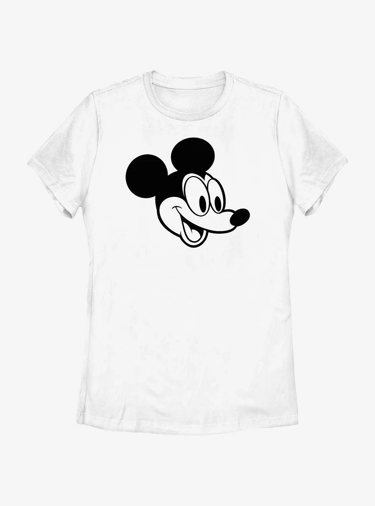 Disney Mickey Mouse Head Womens T-Shirt