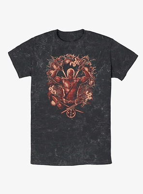 Marvel Deadpool All Hail Tacos Mineral Wash T-Shirt Hot Topic Web Exclusive