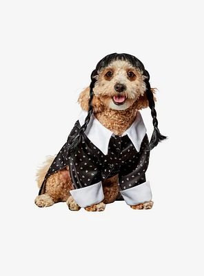 Wednesday Addams Pet Costume