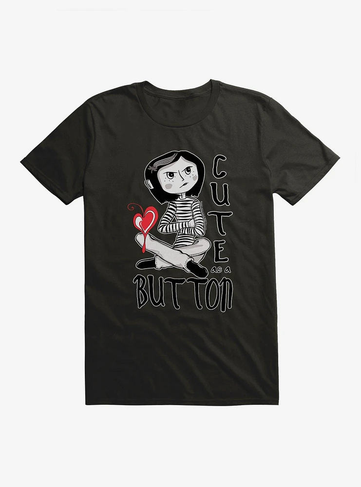 Coraline Cute As A Button T-Shirt