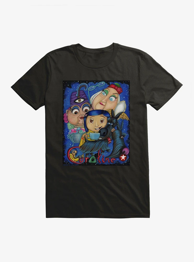 Laika Fan Art Coraline Tea Time T-Shirt