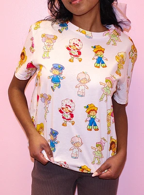 Cakeworthy Strawberry Shortcake Vintage Allover Print T-Shirt