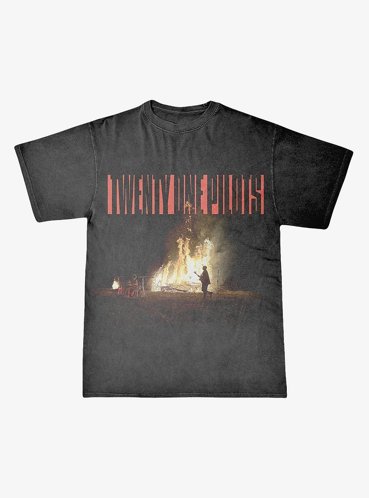 Twenty One Pilots Fire Silhouette T-Shirt