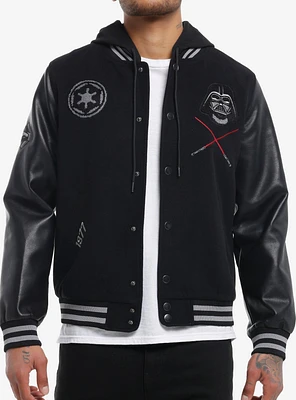 Our Universe Star Wars Darth Vader Hooded Varsity Jacket