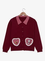 Peanuts Snoopy & Woodstock Heart Lace Women's Cardigan — BoxLunch Exclusive