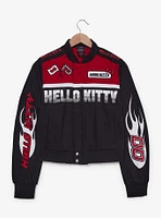 Sanrio Hello Kitty Flames Racing Cropped Women's Jacket - BoxLunch Exclusive