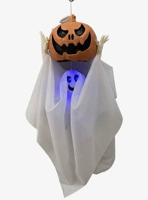 Ghost and Jack-O-Lantern Animated Hanging Decor