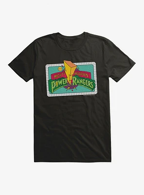 Mighty Morphin Power Rangers Color Sketch Logo T-Shrt