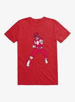 Mighty Morphin Power Rangers Red Ranger Punch T-Shrt