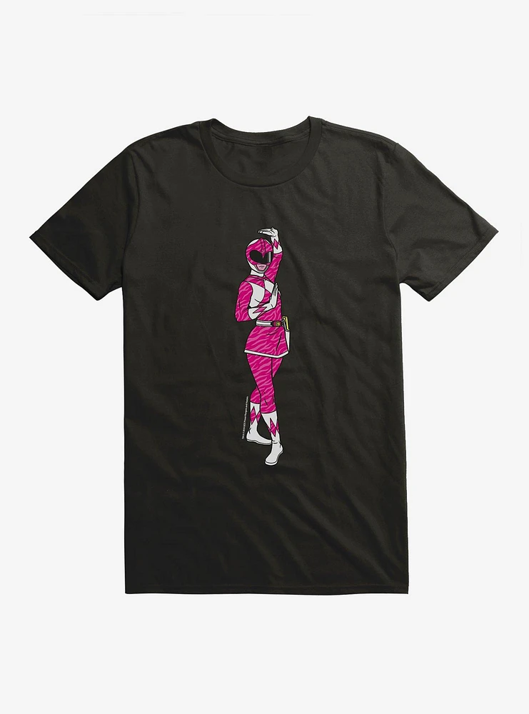 Mighty Morphin Power Rangers Pink Ranger Defense T-Shrt