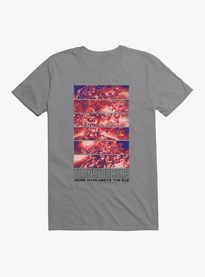 Transformers Battle Poster T-Shirt