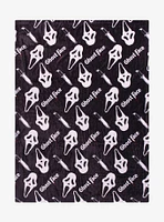 Ghostface Allover Print Double Sided Fleece Throw