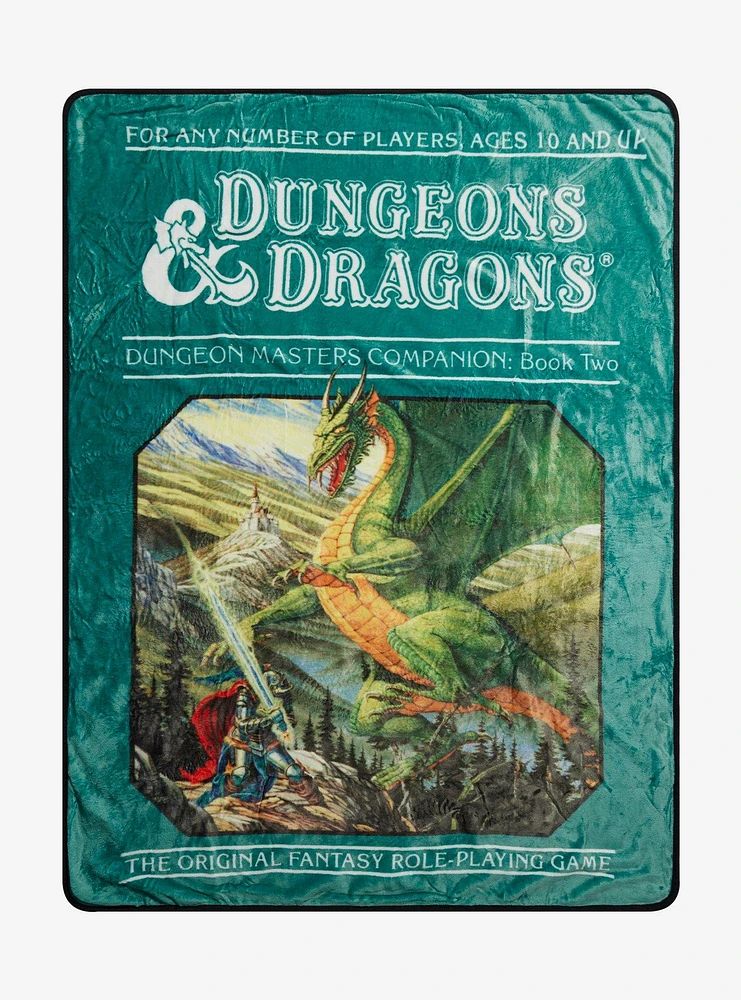 Dungeons & Dragons Dungeon Masters Companion Book Fleece Throw