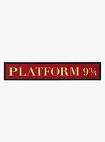 Harry Potter Platform 9 3/4 Wall Sign