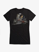 Coraline Wybie Biker Girls T-Shirt