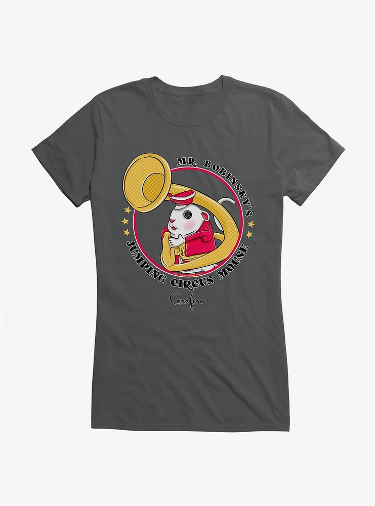 Coraline Jumping Circus Mouse Girls T-Shirt