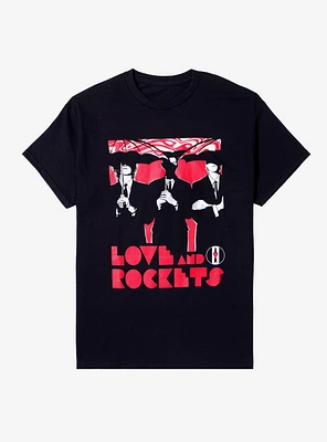 Love And Rockets Umbrella Group Photo T-Shirt