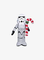 Star Wars Stormtrooper with Candy Cane Light-Up Inflatable Decor