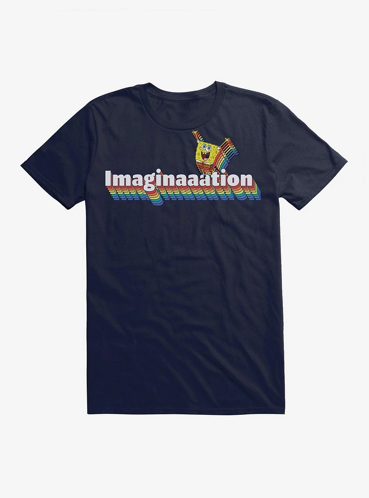 Spongebob Squarepants Imagination Rainbow T-Shirt