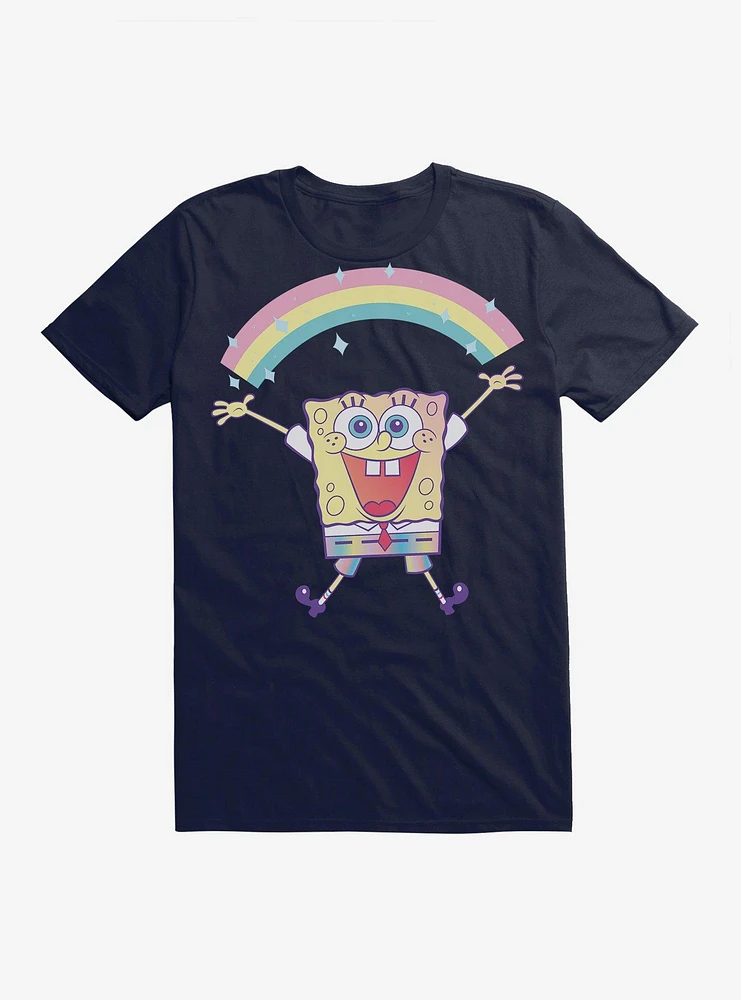 Spongebob Squarepants Rainbow Sparkle T-Shirt